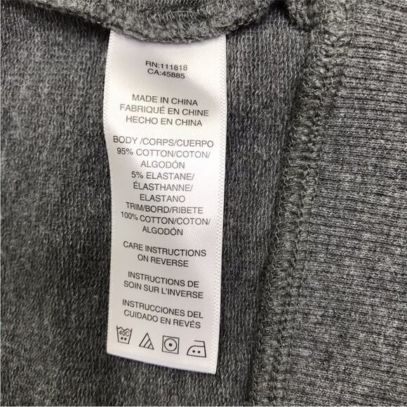 MICHAEL KORS Cardigan Men L Knit Gray Embroidered Logo Full Zip Stylish Y2K 20's - Picture 9 of 10